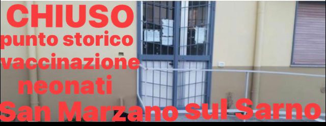 Chiude lo storico punto di vaccinazione neonatale a San Marzano sul Sarno, scoppia l’ira del gruppo di minoranza “#Noi sempre tra voi”