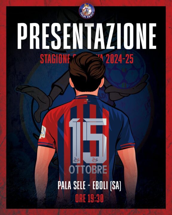 Eboli, Palasele: Presentazione della "rosa" della Feldi calcio a 5 stagione  2024/25- diretta di Radio Città - Co-Municare.it & EboliNotizie.it